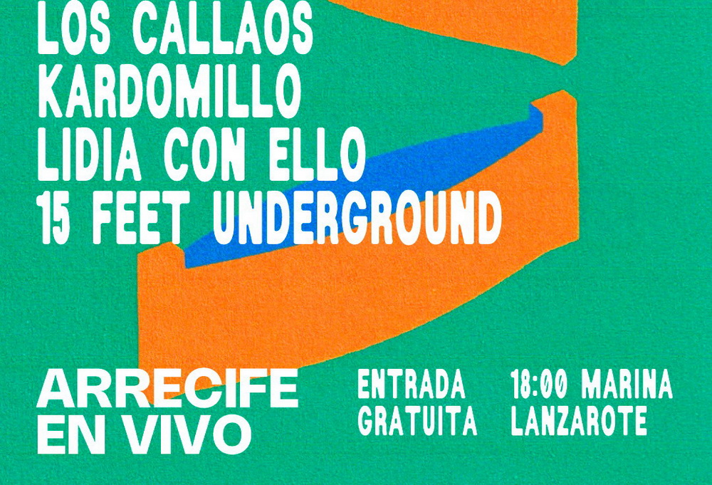 Arrecife en vivo cartel Arrecife en vivo cartel