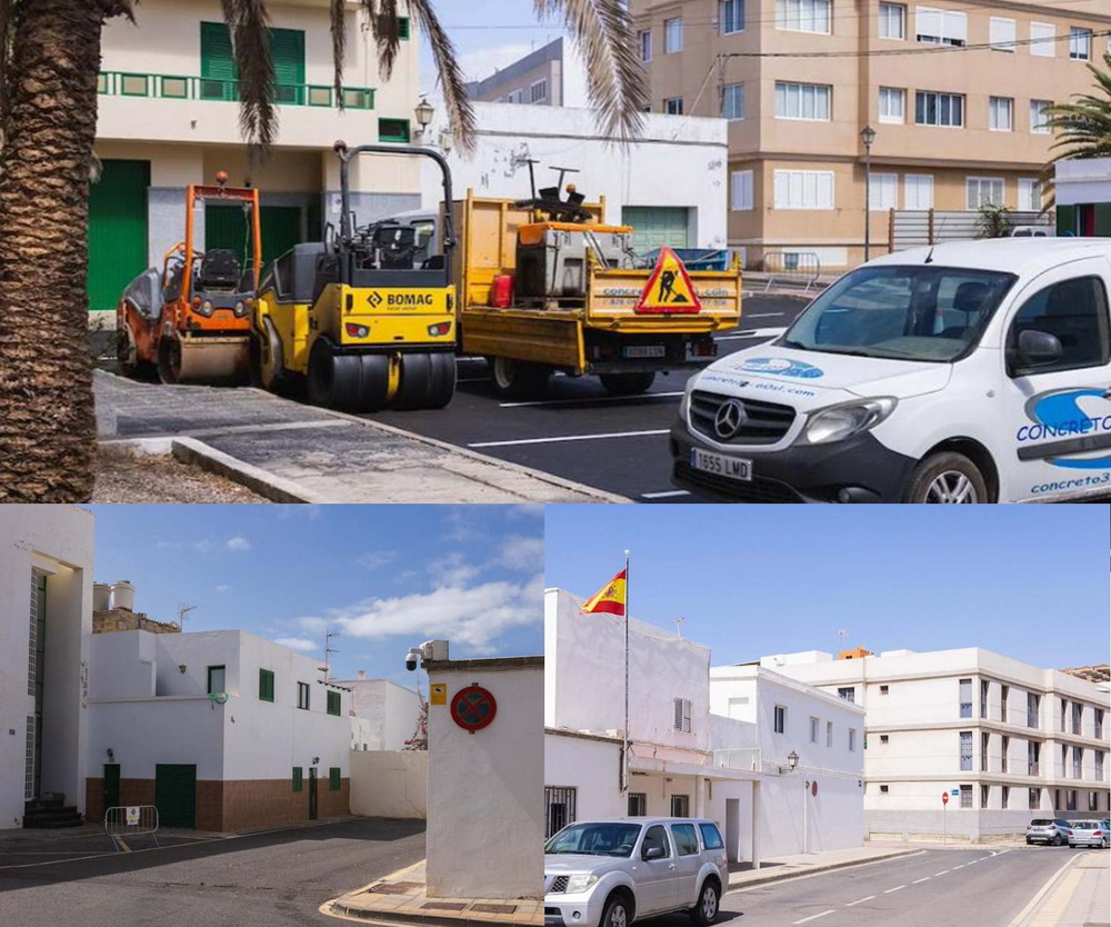 Desvios trafico Arrecife collage Desvios trafico Arrecife collage