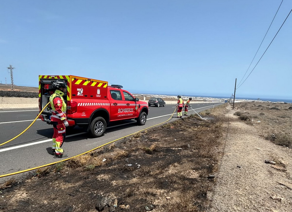 Alerta por fuego en la entrada de Arrecife