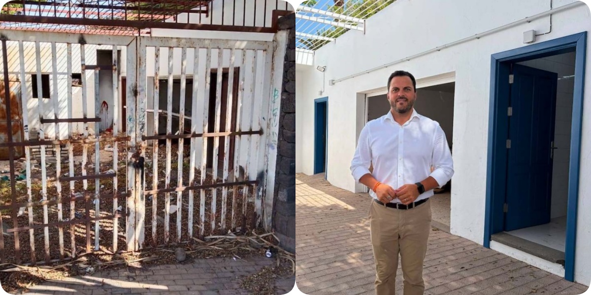 El Ayuntamiento recuerda que, tras la pérdida de la concesión en el 2018, con el PSOE en la Alcaldía de Arrecife, la zona quedó en estado de abandono El Ayuntamiento recuerda que, tras la pérdida de la concesión en el 2018, con el PSOE en la Alcaldía de Arrecife, la zona quedó en estado de abandono