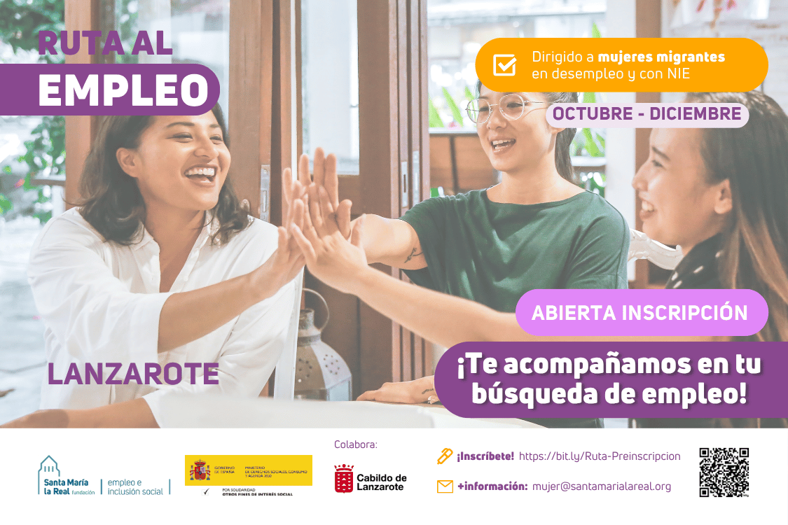 El programa, que se desarrollará entre octubre y diciembre, está dirigido a mujeres migrantes en desempleo