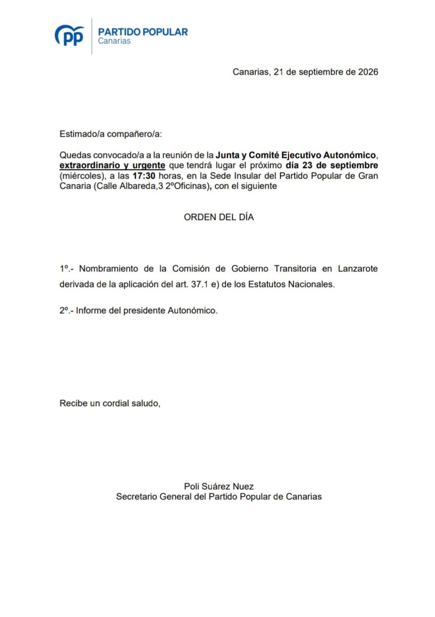 convocatoria convocatoria