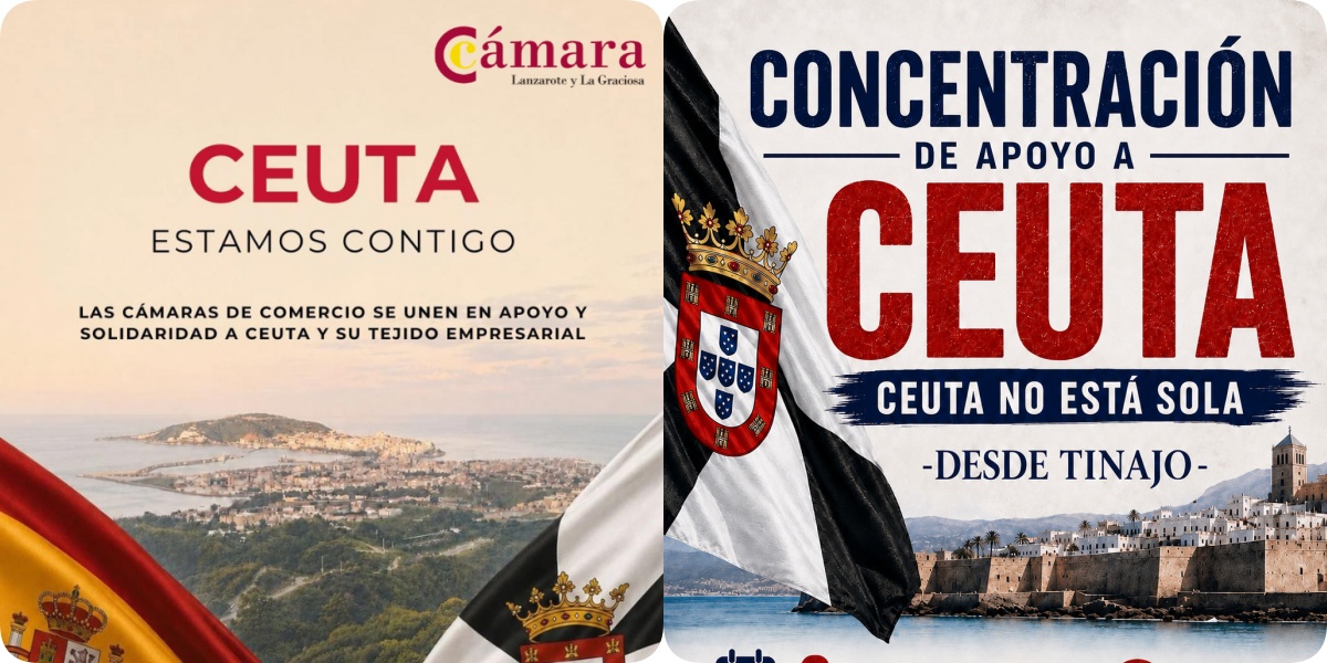 Lanzarote se vuelca con Ceuta: instituciones y empresarios reclaman unidad ante la crisis