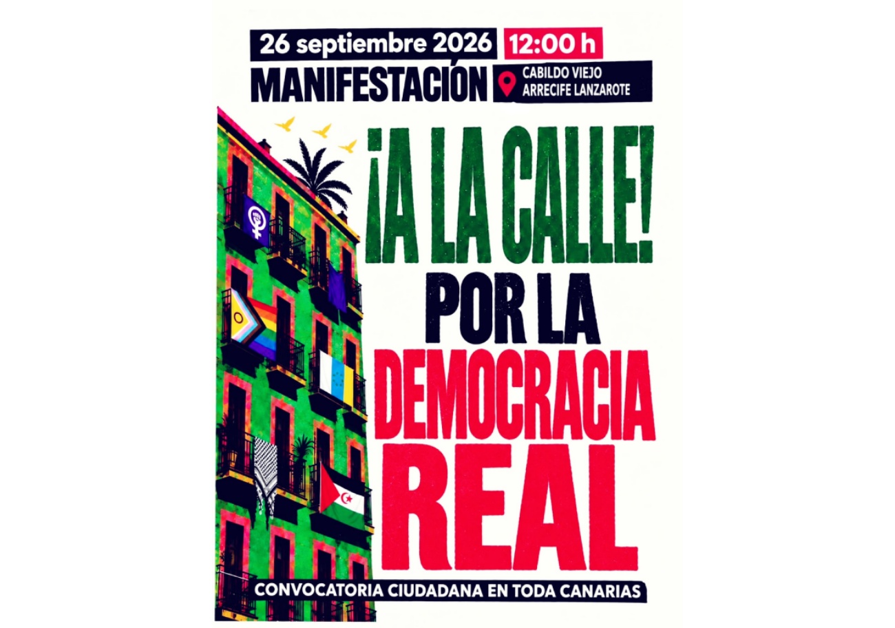 La concentración será a las 12:00 horas frente a la Casa Amarilla de Arrecife y cuenta con numerosos colectivos adheridos La concentración será a las 12:00 horas frente a la Casa Amarilla de Arrecife y cuenta con numerosos colectivos adheridos