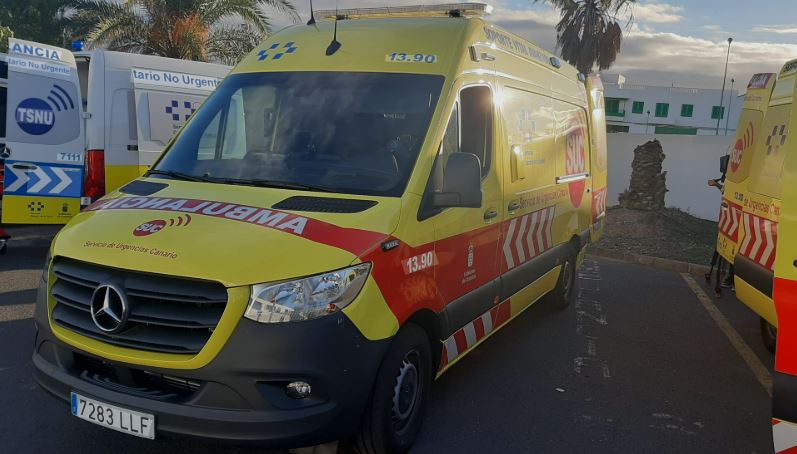 Trasladado al hospital tras un accidente con un quad