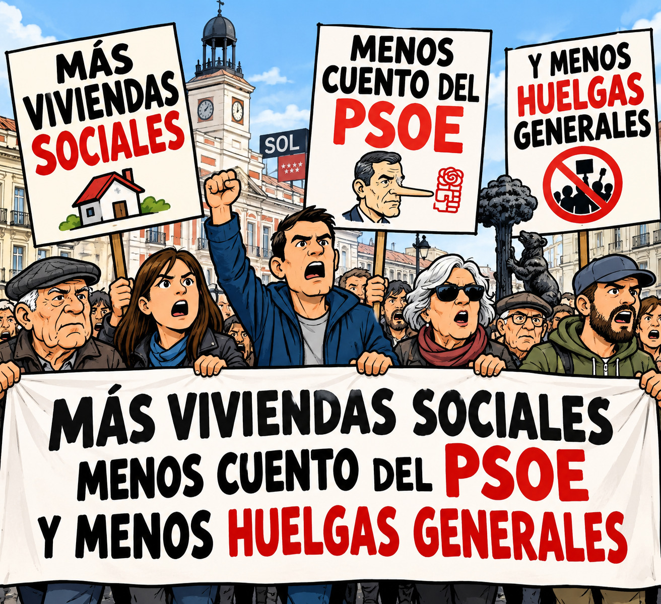 El PSOE manipula a España con sus decretos relacionados con la vivienda El PSOE manipula a España con sus decretos relacionados con la vivienda