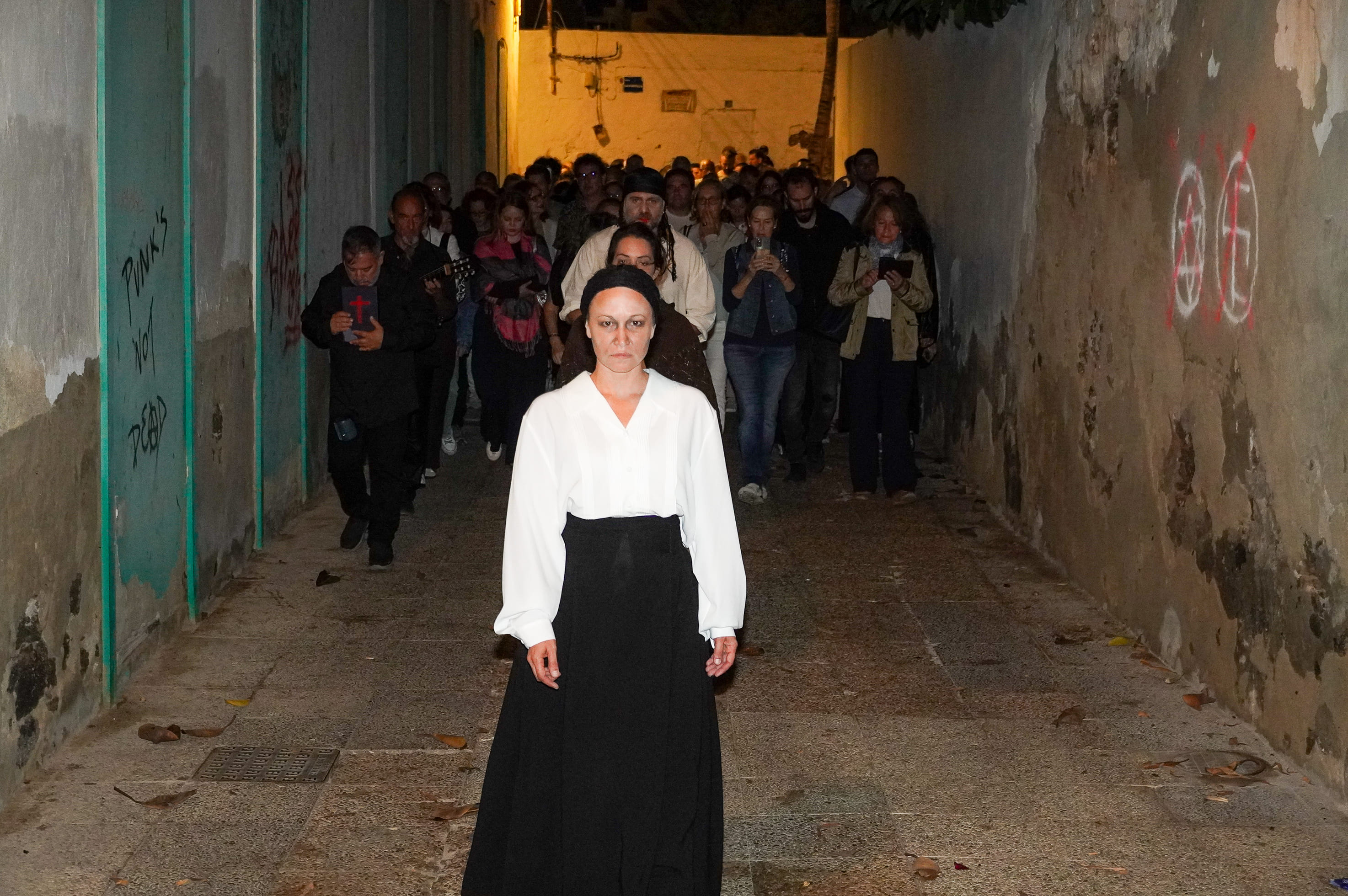 La actividad se celebrará este domingo con dos pases, a las 20.00 y 21.00 horas, por el centro histórico