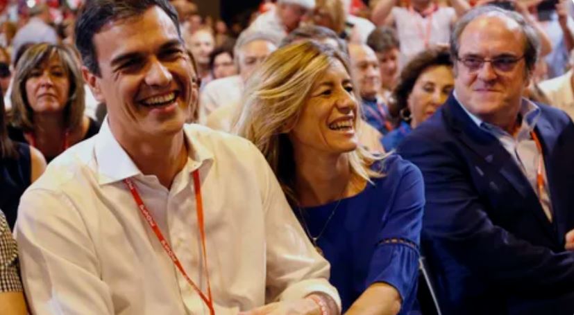 Pedro Sanchez y Begoña