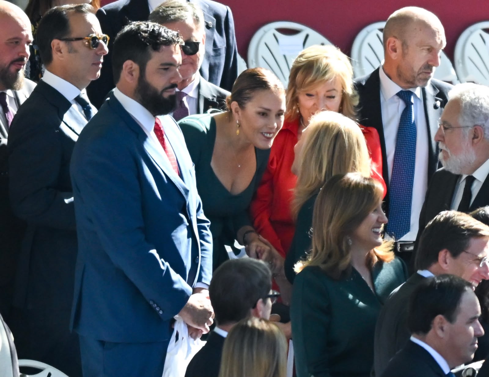Astrid P&eacute;rez celebra la Hispanidad junto a los Reyes de Espa&ntilde;a