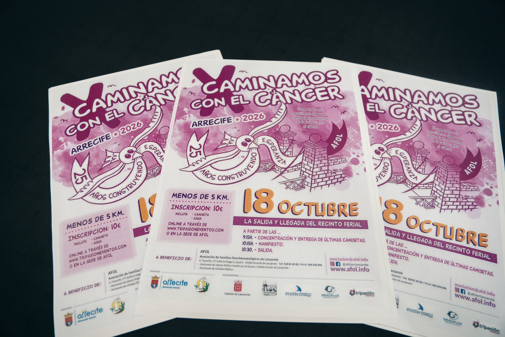 La décima edición de la marcha solidaria se celebrará el 18 de octubre con un recorrido familiar