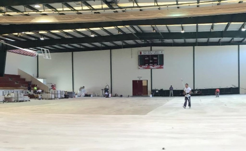 El Cabildo continúa con su política de inversiones en el pabellón polideportivo.