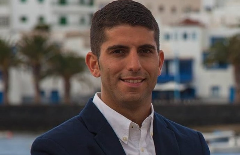 Benjamín Perdomo, consejero de Ciudadanos en el Cabildo de Lanzarote.