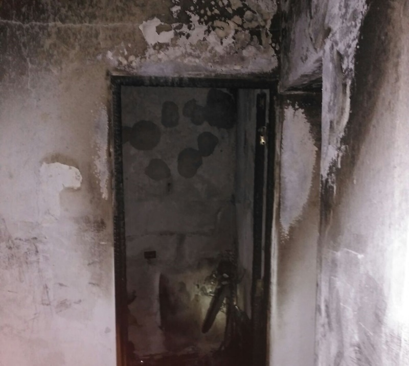 Los vecinos sofocaron parte del indendio