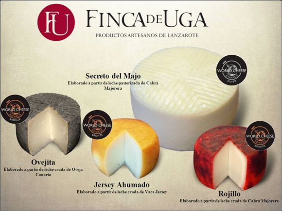 La quesería Finca de Uga fue la que más premios obtuvo de la isla.