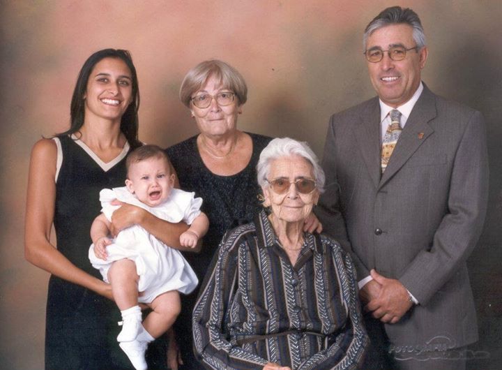 Justo Antonia San Ginés, en la foto de pie junto a Pedro De Armas, moría hoy a los 86 años de edad.