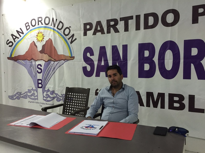 Sergio Tejera de León, portavoz del Parido San Borondoón