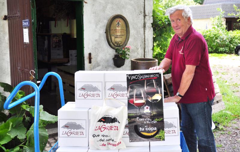 Remesa de vinos en Alemania.