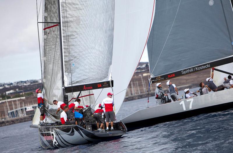 Un momento de la segunda jornada, la del martes día 12,en el Mundial de Puerto Calero.
