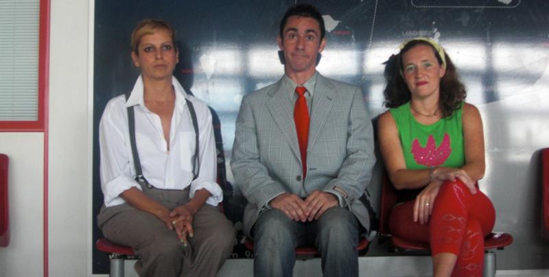 Integrantes de la compañía Miravel Teatro.