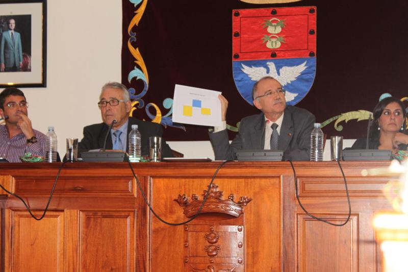 Un momento del pleno de este lunes día 15.