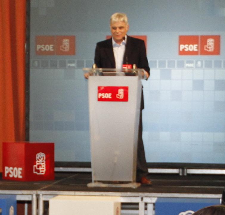 José Miguel Pérez, durante su visita a Lanzarote.