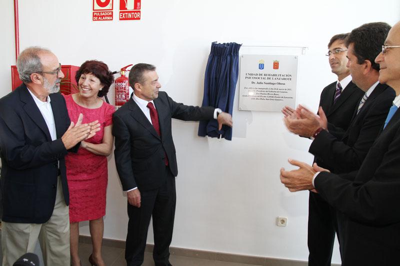 Inauguración del Centro de Rehabilitación Psicosocial de Tahíche.