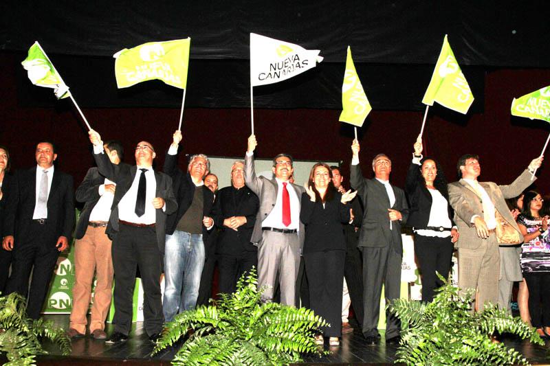 Un momento del acto de presentación de los candidatos del PNL - OPL, este sábado.