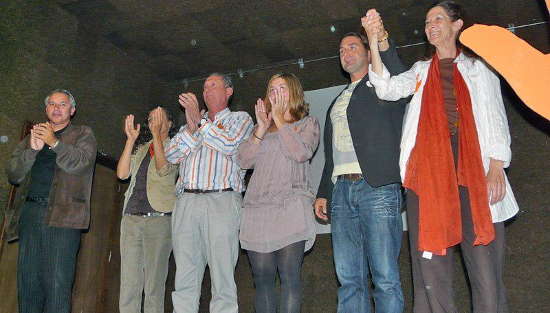 Un momento de la presentación de los candidatos de AC-25M.