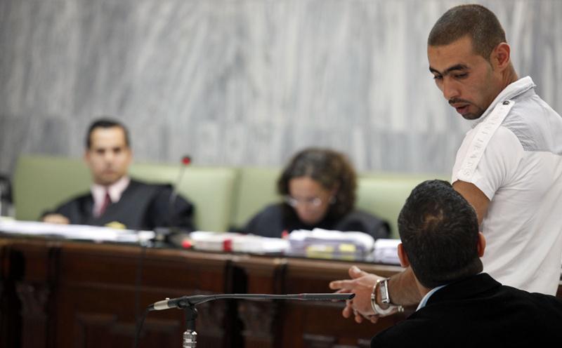 Yousef Anzaha, durante el juicio.