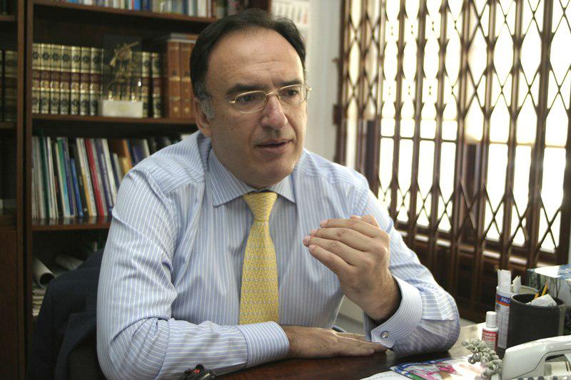 Manuel Fajardo Palarea, en la redacción de Lancelot, en una imagen de archivo.