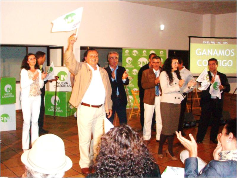 Un momento del acto de presentación en Yaiza.