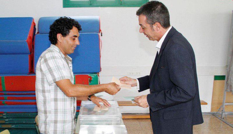 Carlos Espino, el pasado 22-M.