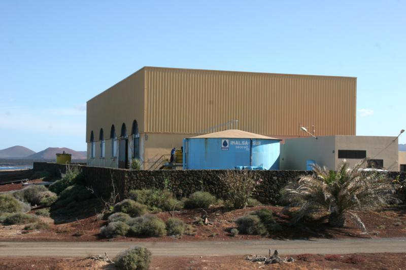 Planta potabilizadora de Janubio.