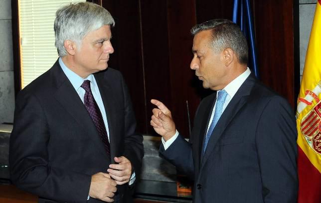 José Miguel Pérez y Paulino Rivero.