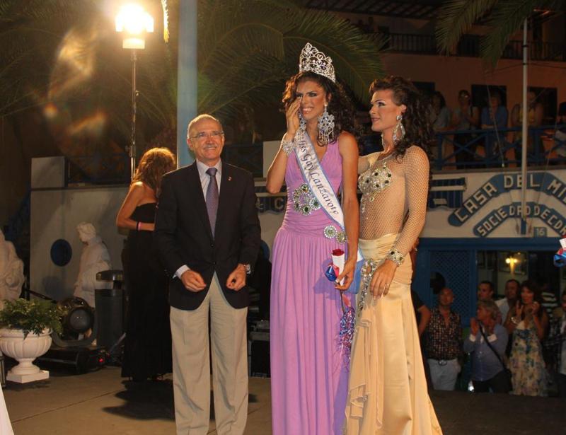 La elegida no pudo contener la emoción.