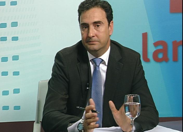 Pablo Casado, director de Endesa en Canarias, durante la entrevista concedida a Lancelot Televisión.