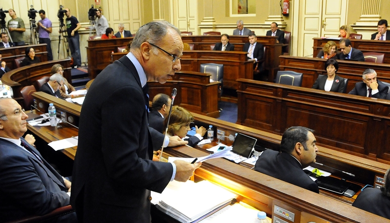 Un momento de la sesión parlamentaria del jueves en la que fueron aprobados los Presupuestos.