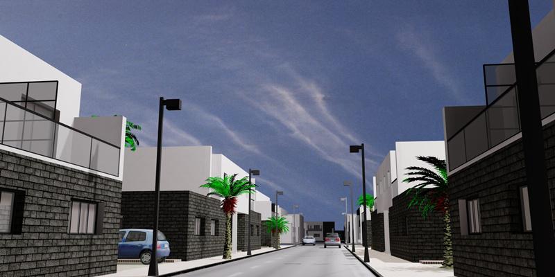 Proyecto para las 66 viviendas sociales de Titerroy