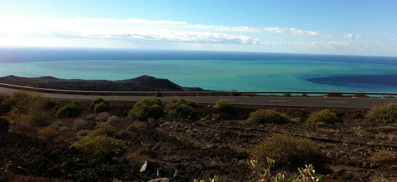 Vista del Mar de Las Calmas, en El Hierro.