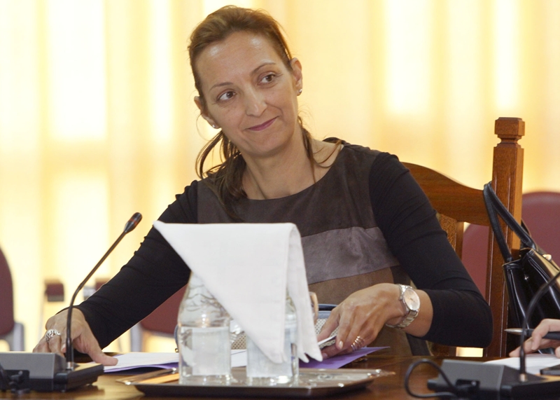 María del Rocío Arredondo Carmona, durante el pleno de este miércoles.