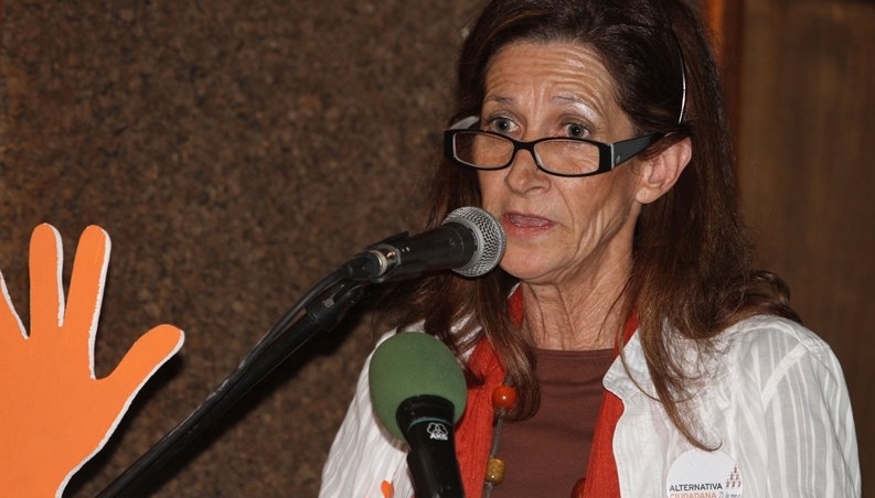 Blanca Blancas, cabeza de lista de AC en el Ayuntamiento de Arrecife.