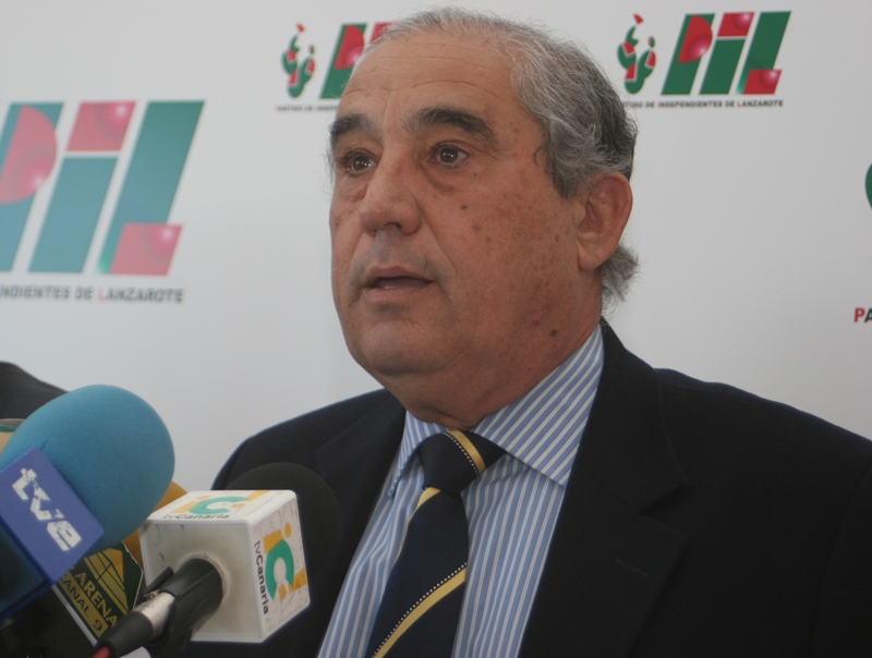 Dimas Martín, en la sede del PIL, en una imagen de archivo.