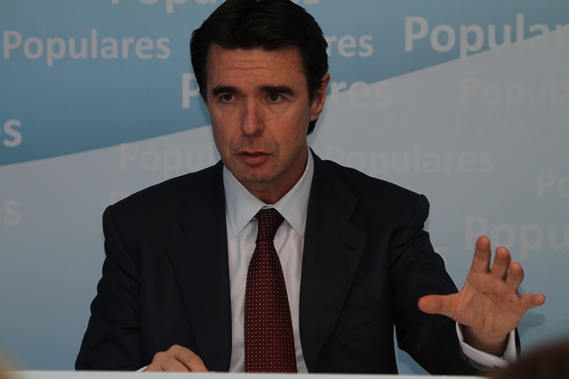 José Manuel Soria, durante su última visita a Lanzarote, en el pasado mes de febrero.