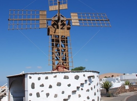 Imagen actual de La Molina de Teguise.