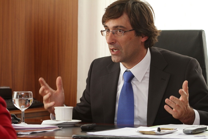 Pedro San Ginés, en el despacho de Presidencia.