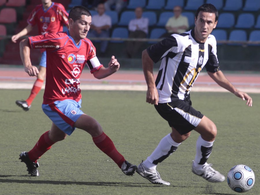 Vladimir, autor del gol y revulsivo de la UD Lanzarote este domingo, en una imagen de archivo