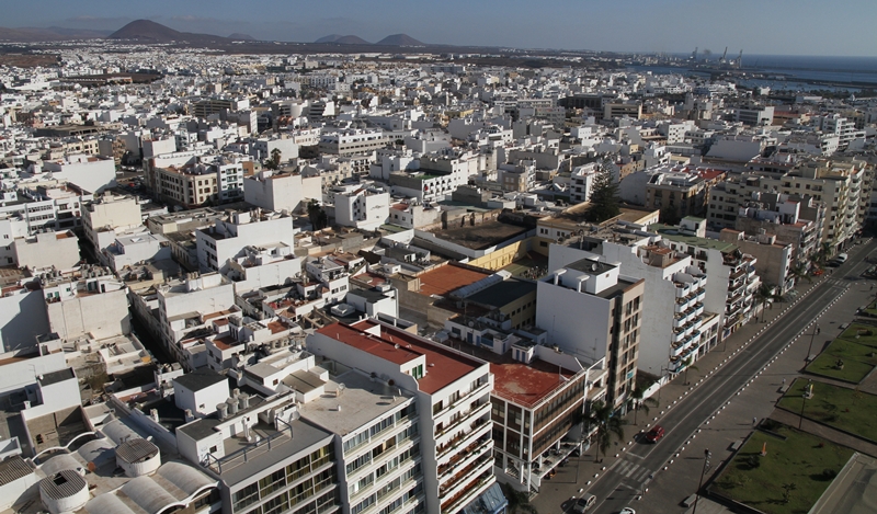 Vista aérea de Arrecife.