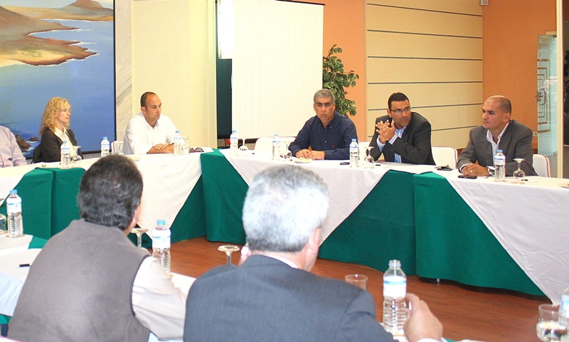 Un momento de la reunión.