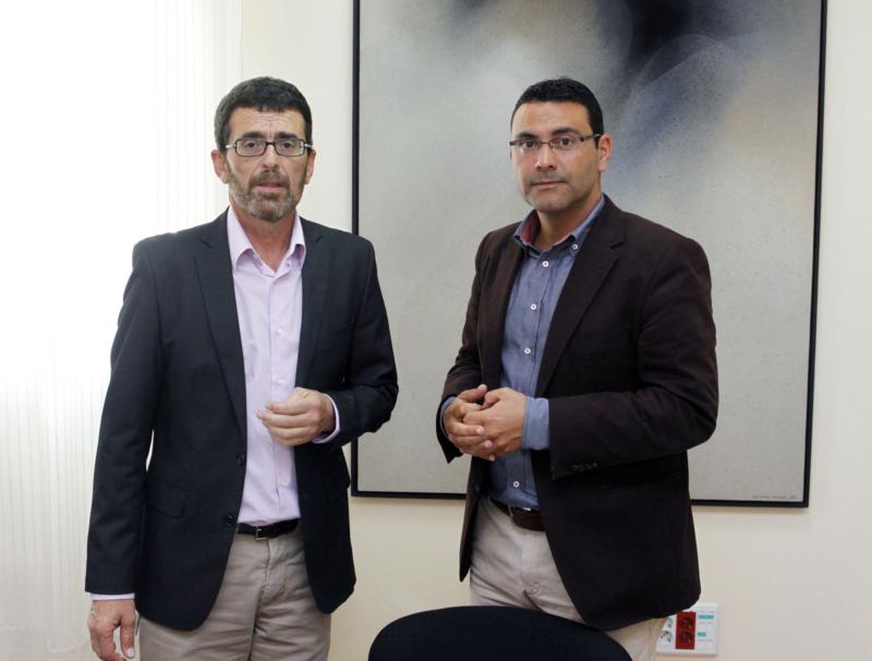 Joaquín Caraballo y Oswaldo Betancort.