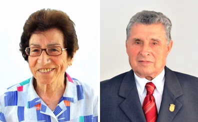 Juana Casanova y Manuel Santacruz,